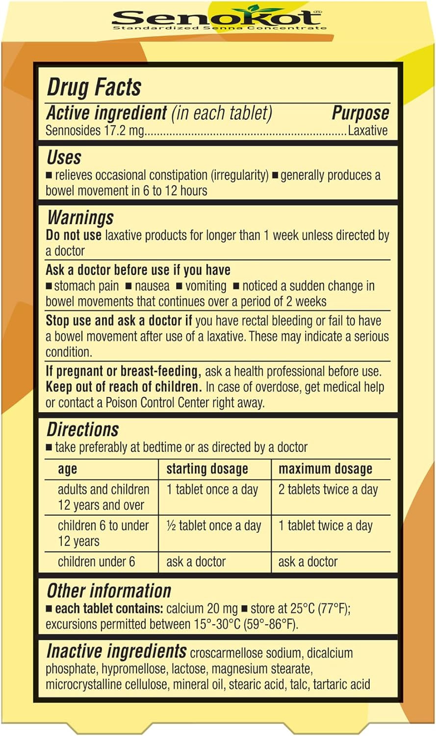 Extra Strength Laxative, 12 Tablets - Natural Vegetable Formula