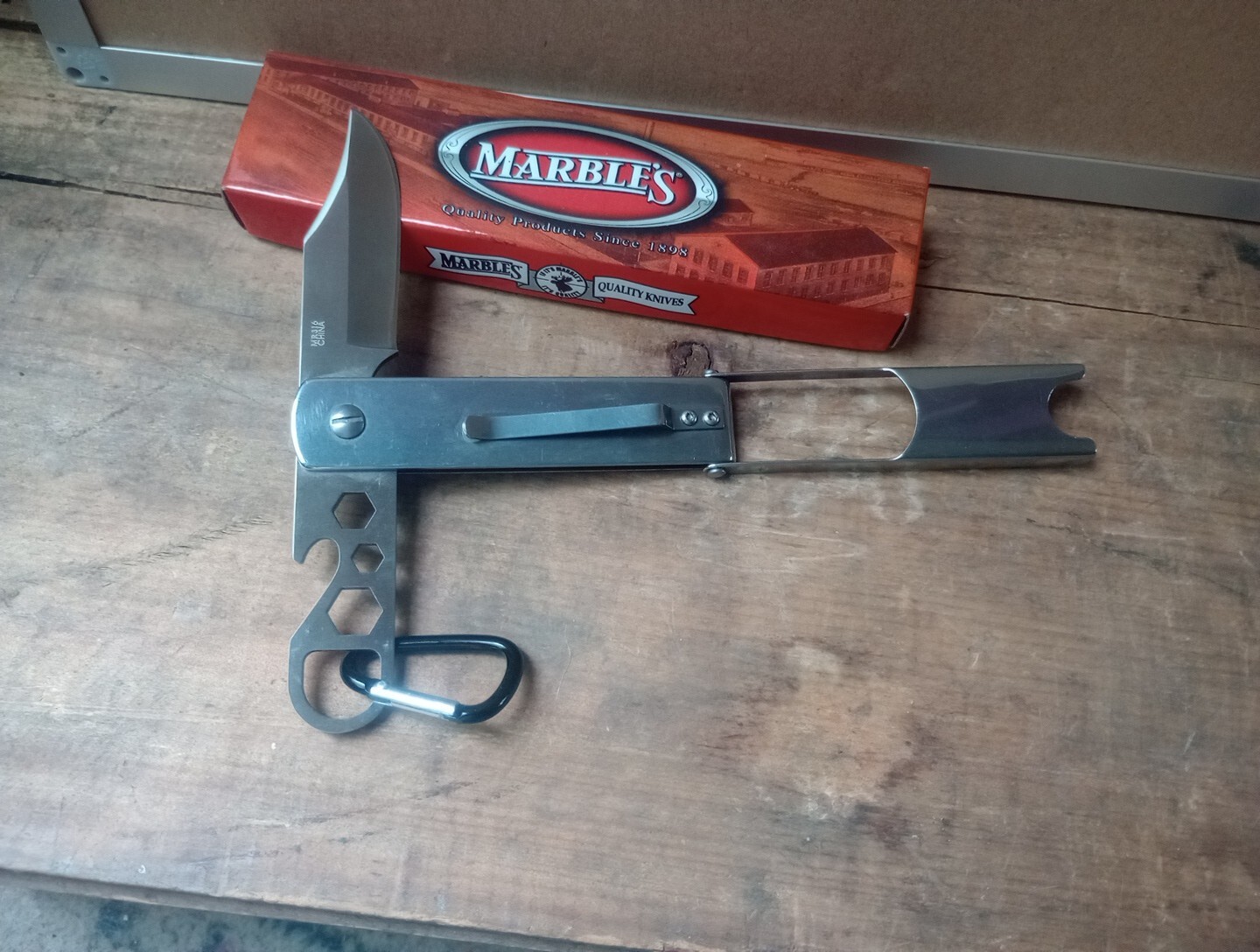 NOS Marbles Pack Buddy Folding Knife / Multi tool