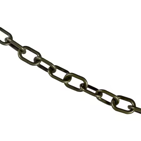 Mr. Chain 1" x 50' Khaki Gold Plastic Safety Chain 10007-50 Mr. Chain 10007-50