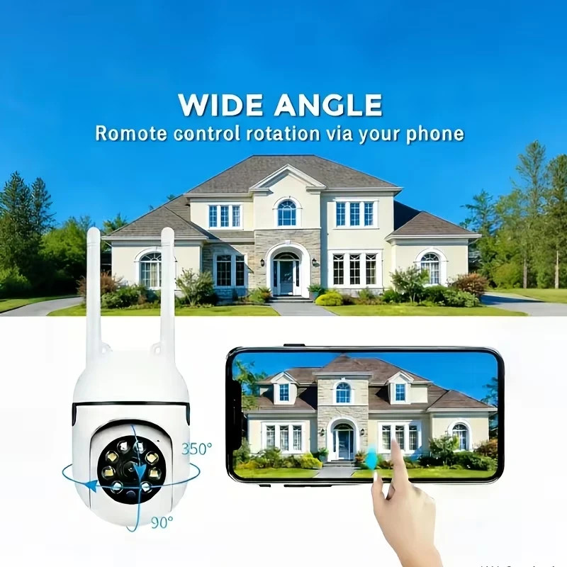 4-Pack Wireless 5G WiFi Security Camera System Smart Outdoor Night Vision 1080P