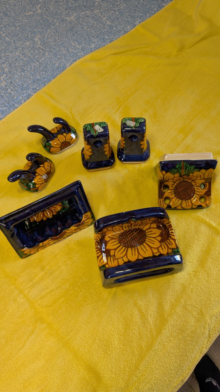 7 Piece Talavera Bathroom Set