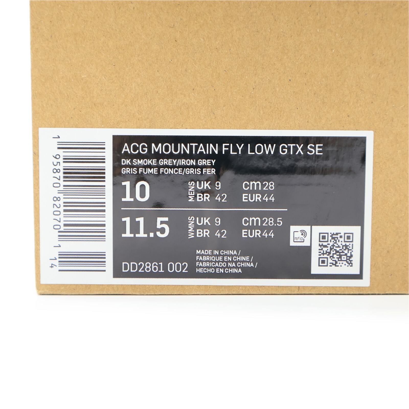 DD2861-002 Nike ACG Mountain Fly Low GTX SE Black (Men's)