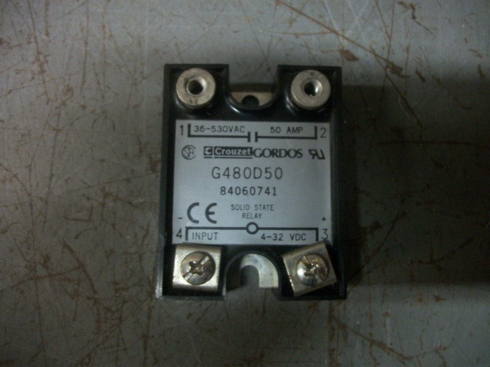 CROUZET GORDOS SOLID STATE RELAY G480D50 530VAC 50AMP
