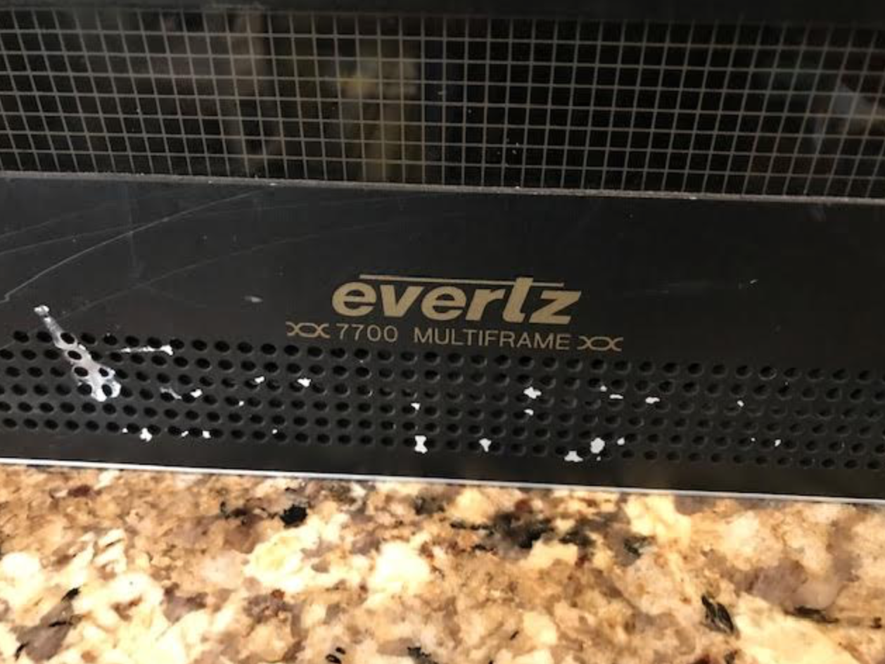 Evertz 7700FR-C Multiframe *NO CARDS*