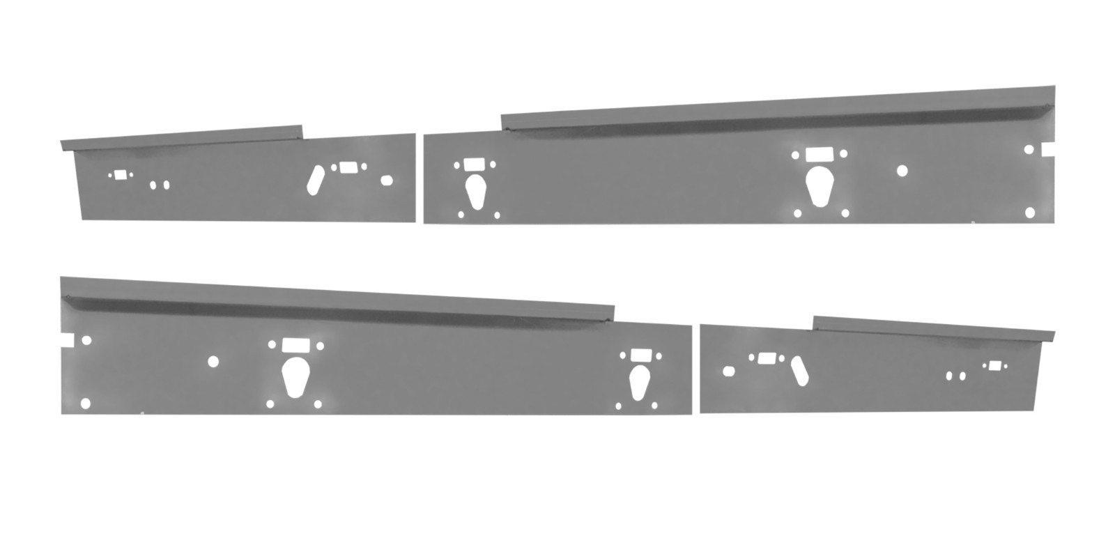 Lh Rh 2000-2005 Ford Excursion Inner/Outer Rocker Panel Repair Kit With Doglegs