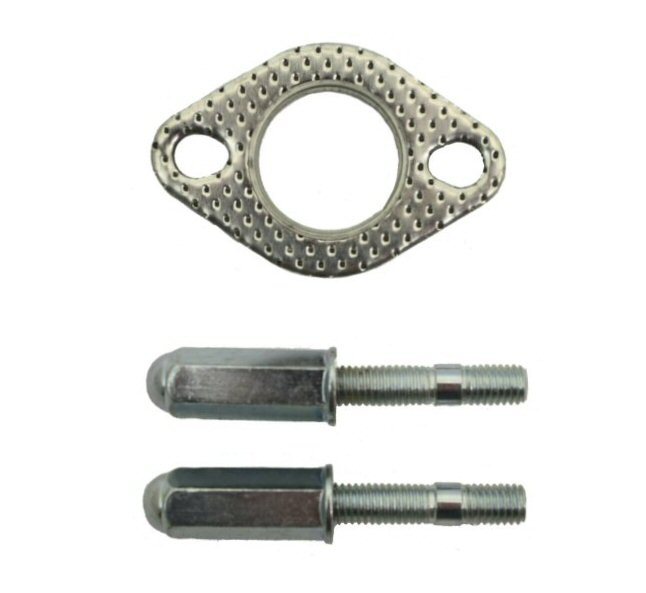 *2 PACK* 6mm GY6 PREMIUM EXHAUST STUD & GASKET KIT 50cc QMB139 150cc GY6 SCOOTER