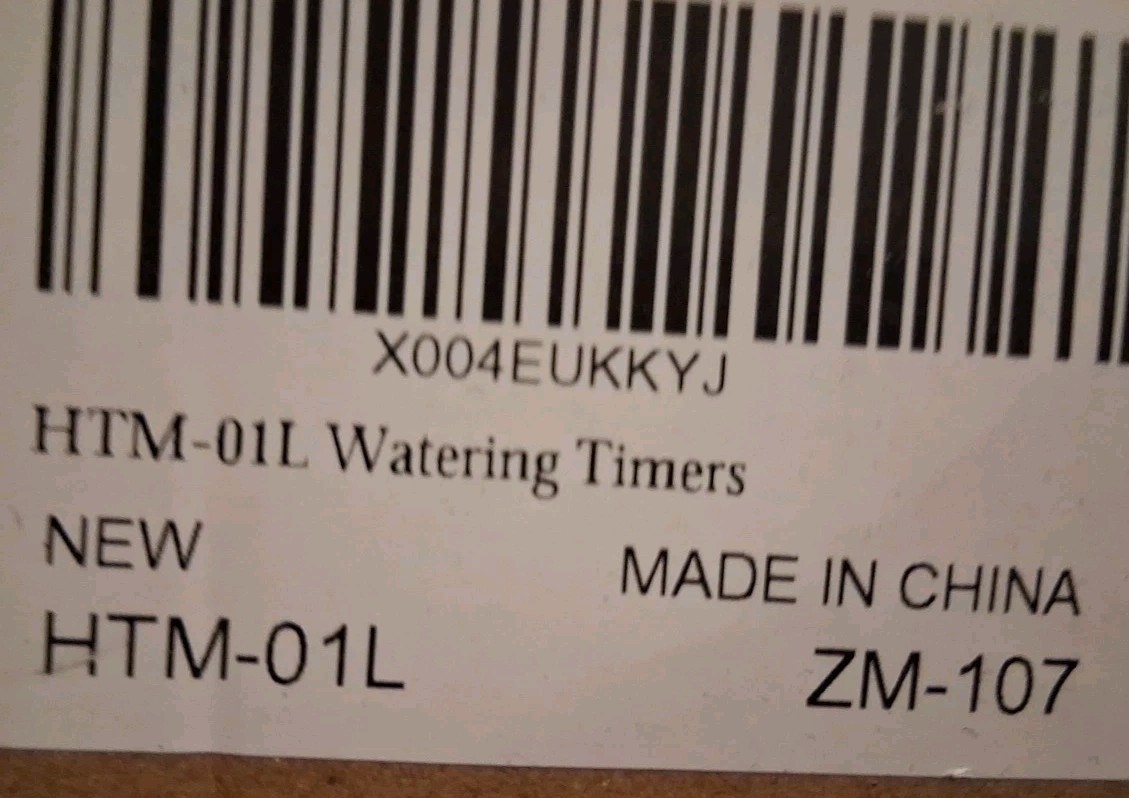 SINGLE ZONE HTM-01 WATER TIMER New Open Box