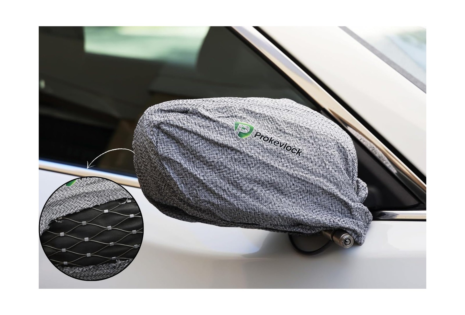 New & Improved ProKevLock Vehicle Side Mirror Covers Set with Anti-Theft Lock...