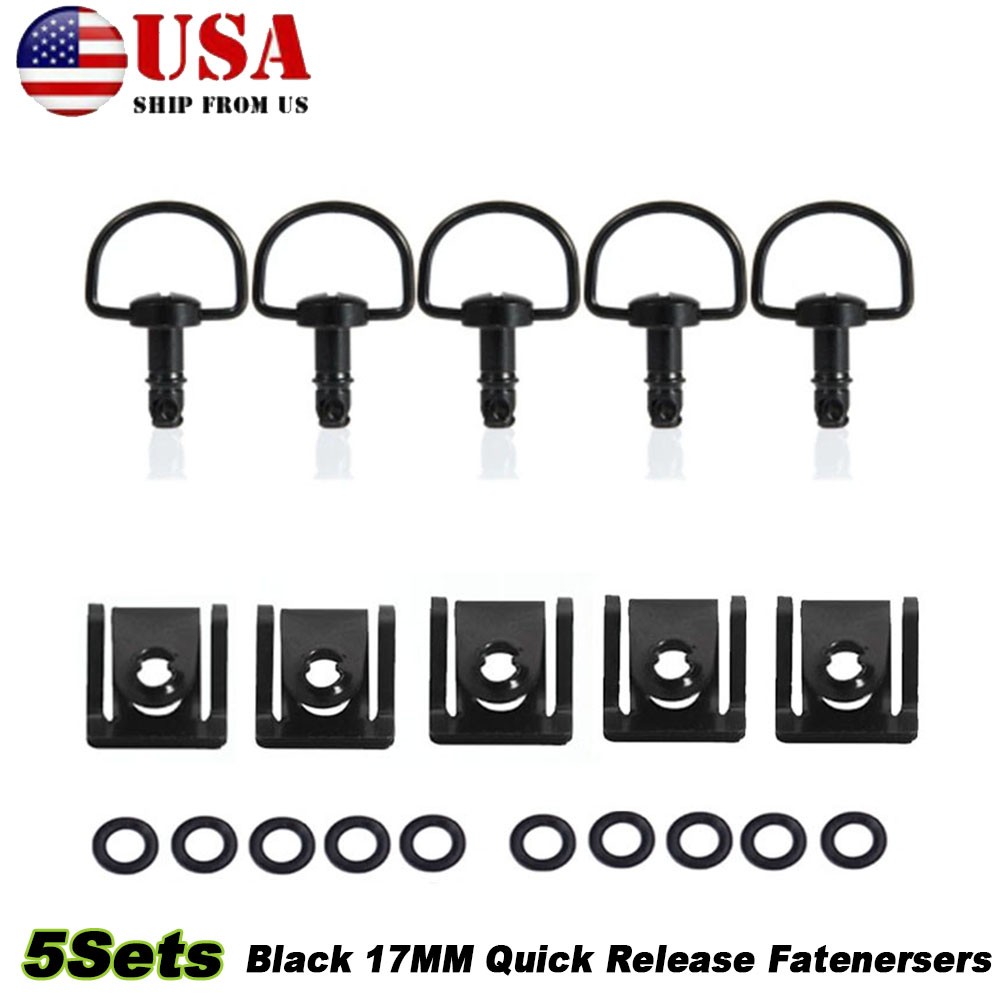 Motorcycle Race Fasteners Quick Release D-Ring 1/4 Turn Race Fasteners Clip