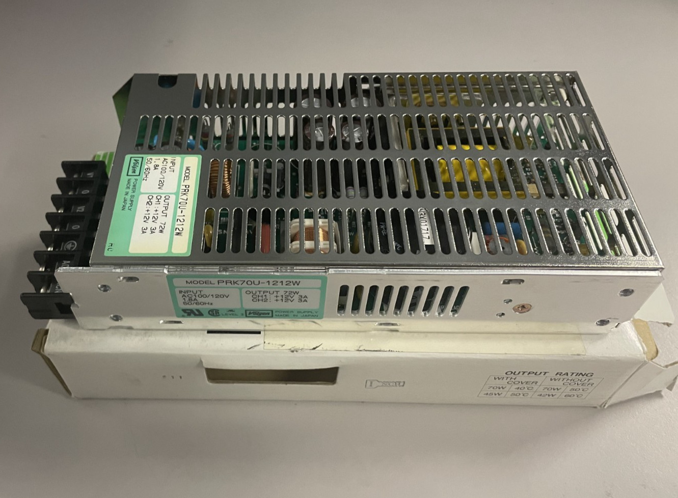 Volgen PRK70U-1212W - Switching Power Supply - New Open Box