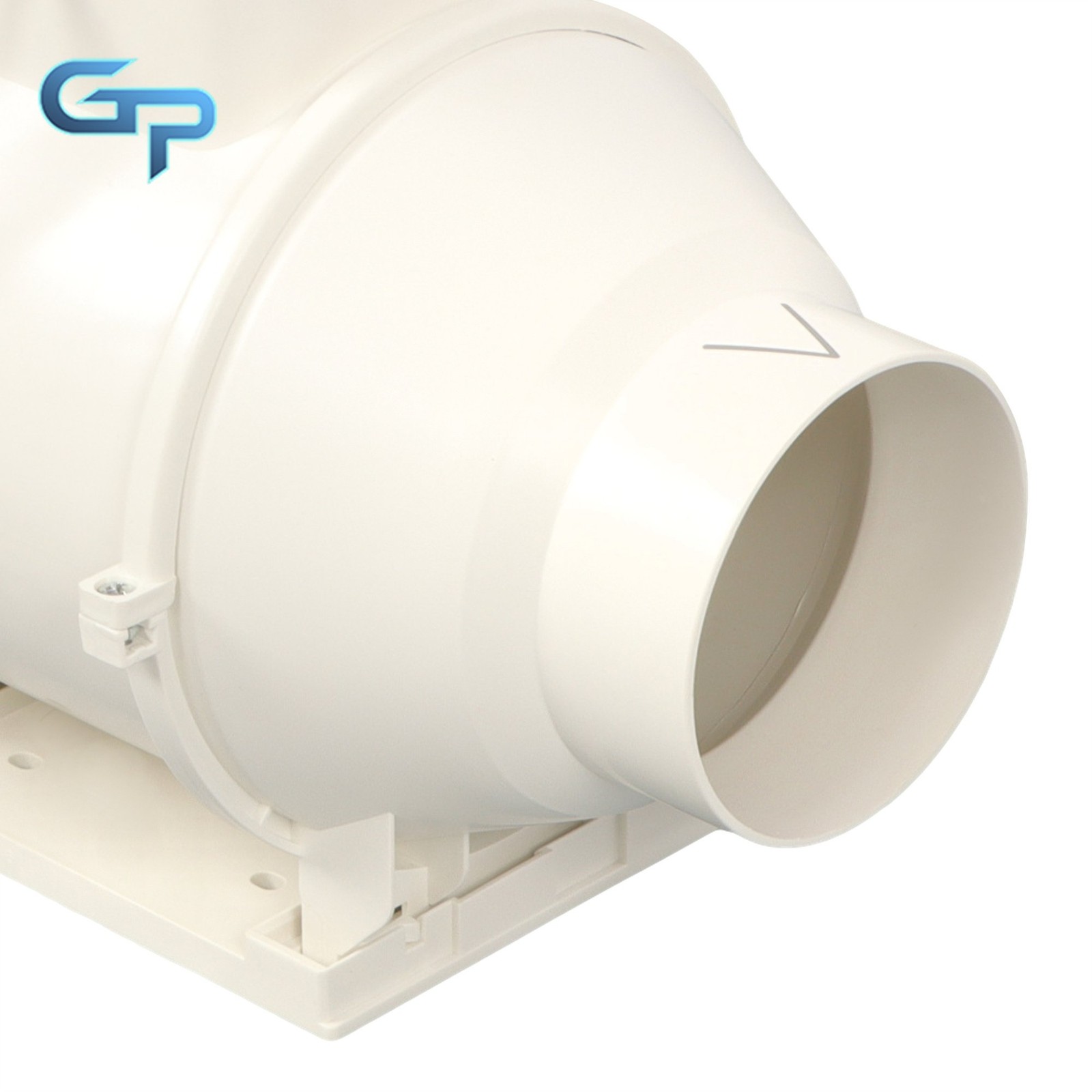 4 Inch Inline Duct Fan 280 CFM Pipeline Pressurization Ventilation Exhaust Fan