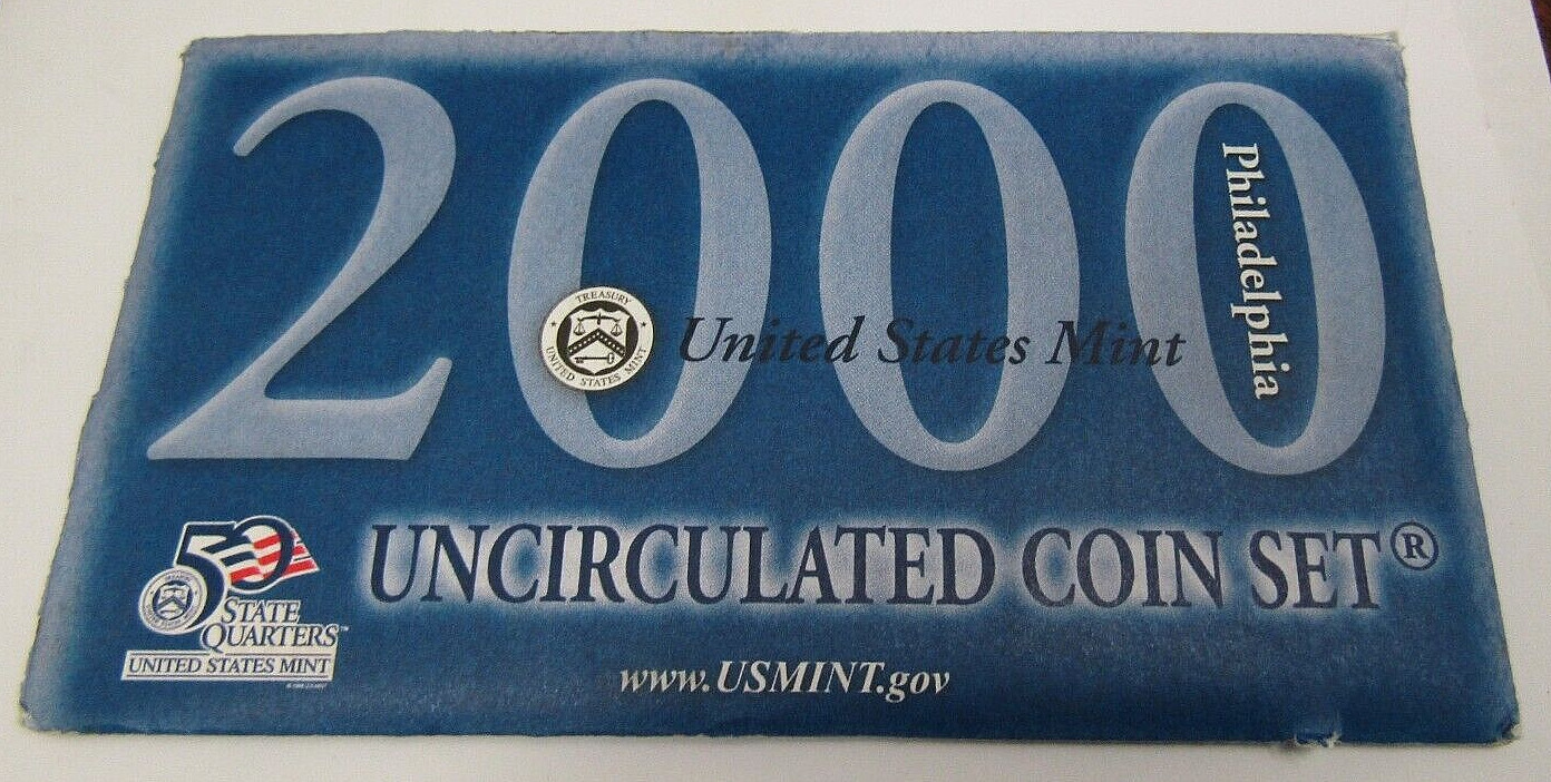 2000 Philadelphia United States Mint Uncirculated Coin Set