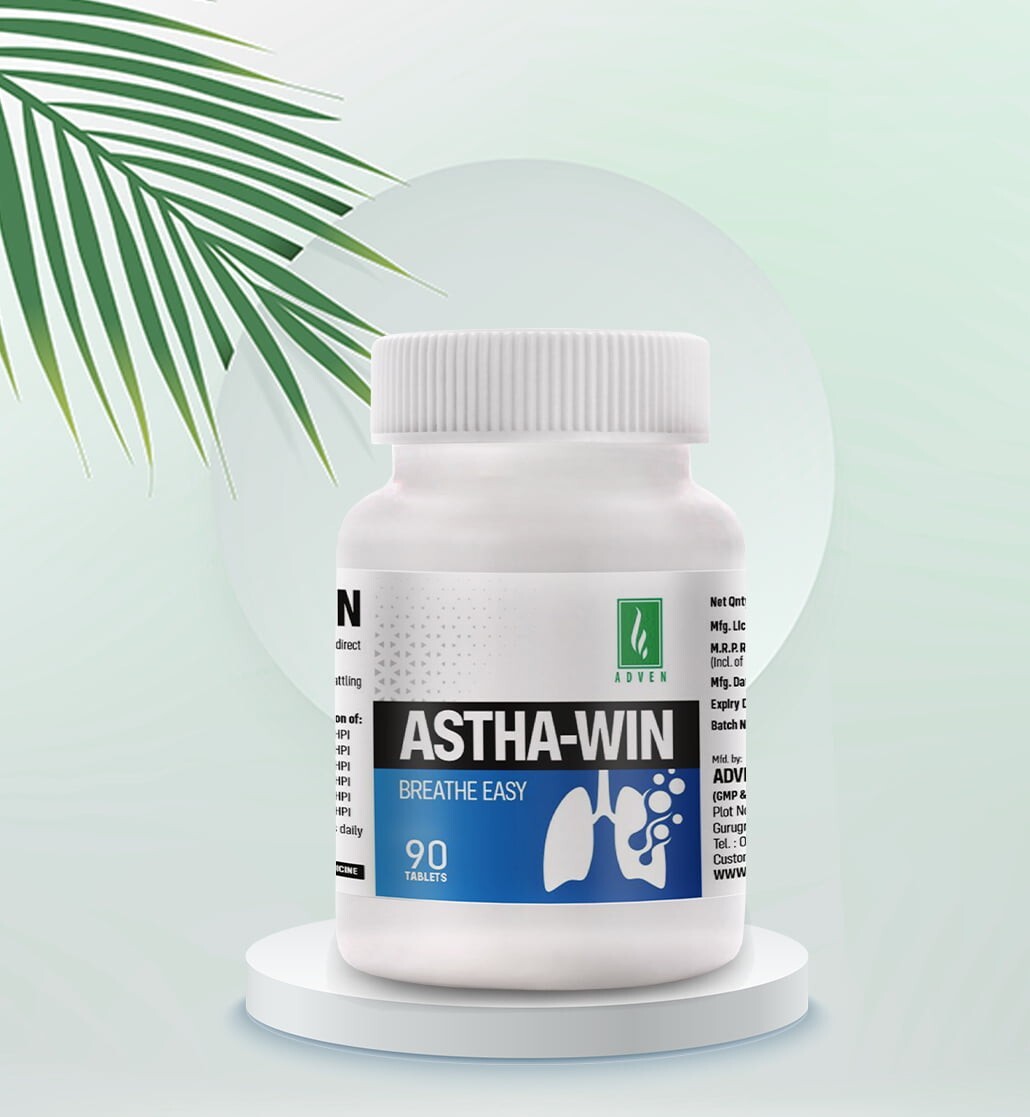 Adven Homeopathy ASTHA WIN 90 TABLET Free Shipping World Wide