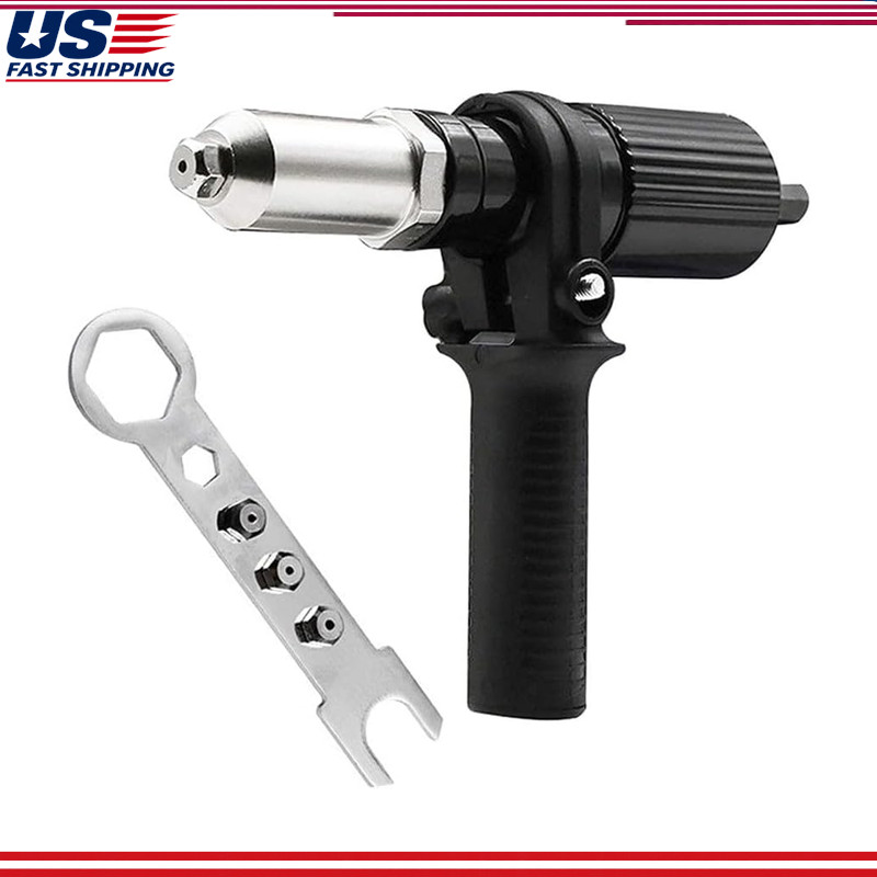Rivet Gun Adapter Kit, Electric Power Drill Rivet Attachment
