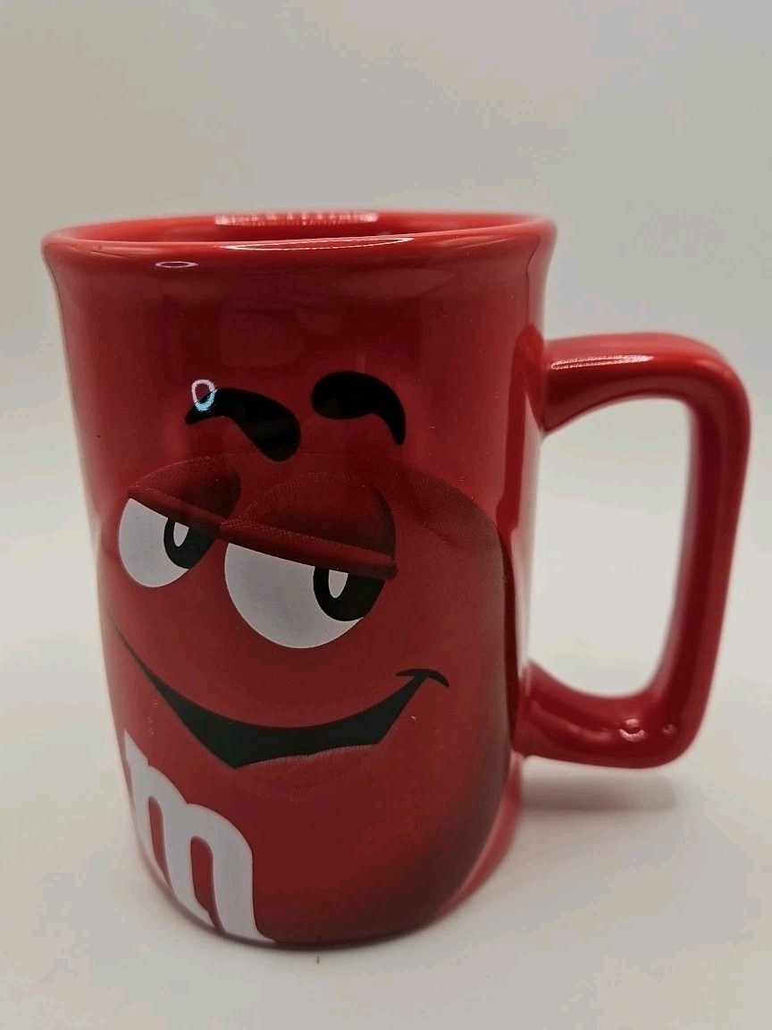 M & M 2011 Red Coffee Mug 12oz Official Licensed Product FREE SHIPPING