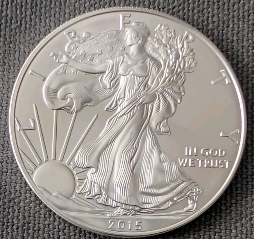 2015 American Silver Eagle Coin 1 oz $1 - BU