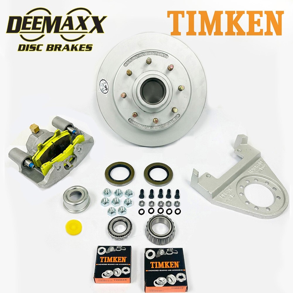 DeeMaxx Pro 7,000 lbs. Trailer Axle Maxx Finish Disc Brake Kit