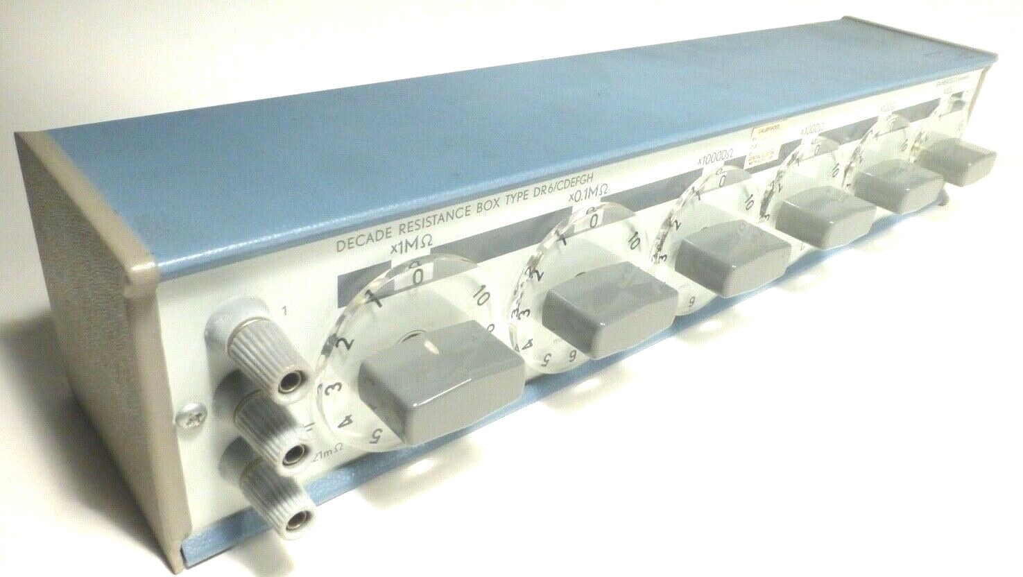 DANBRIDGE  DECADE RESISTANCE BOX DR6 / CDEFGH - Tested / Working .1M to 10,000