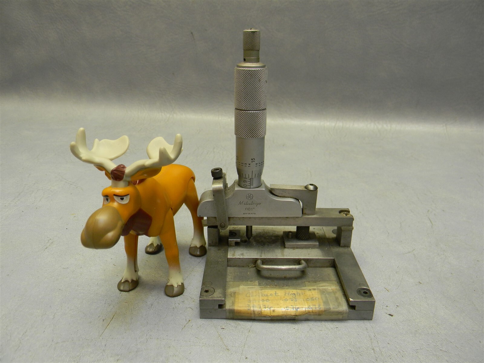 Mitutoyo .001" Depth Micrometer Gauge with stand