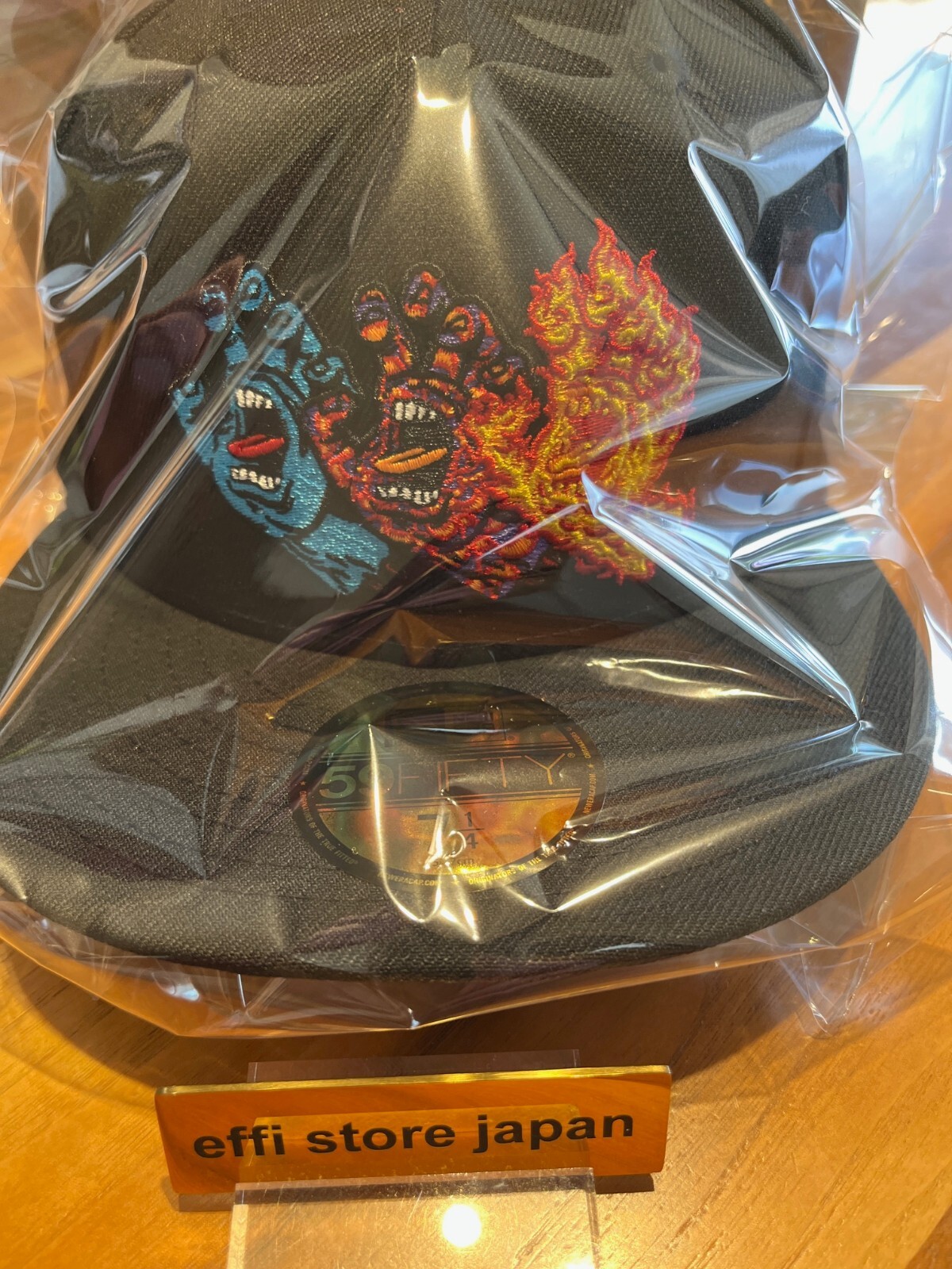 NEW ERA 59FIFTY SANTA CRUZ 3 Screaming Hands Black 14384271