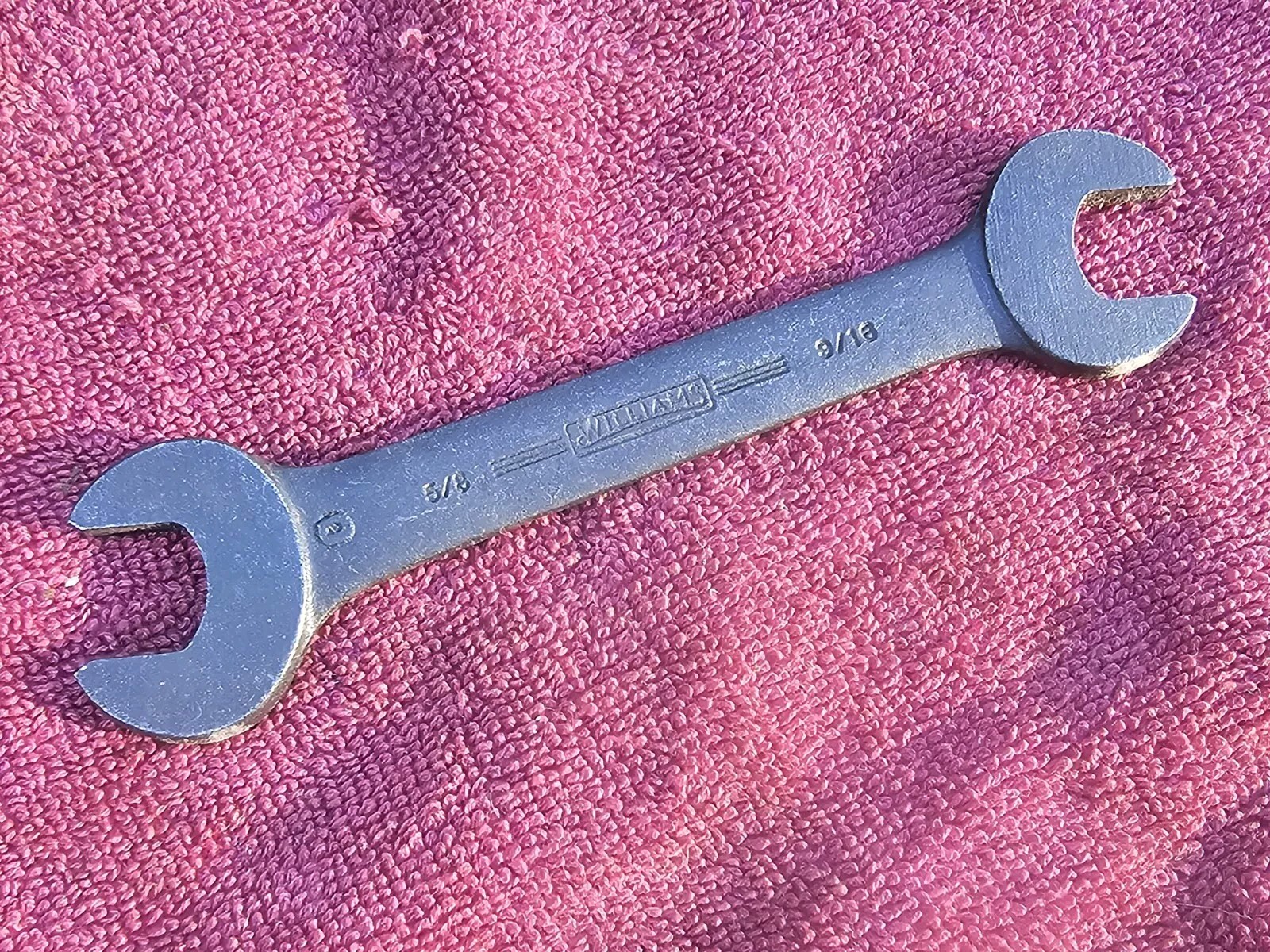 Williams 626S Open End Wrench 9/16" x 5/8", New Old Stock