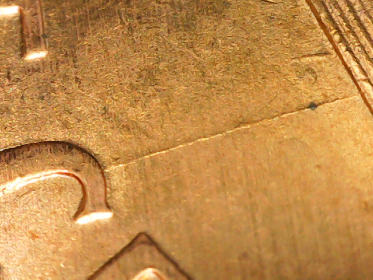 1995 Penny Reverse Die Crack