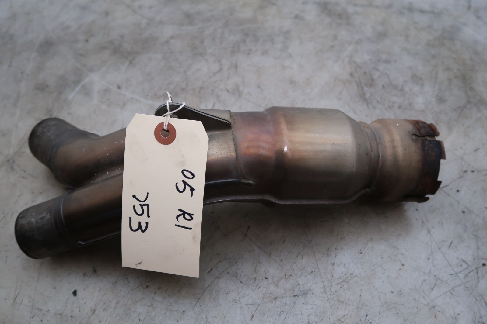 05 Yamaha Yzf R1 MID Y PIPE E-753