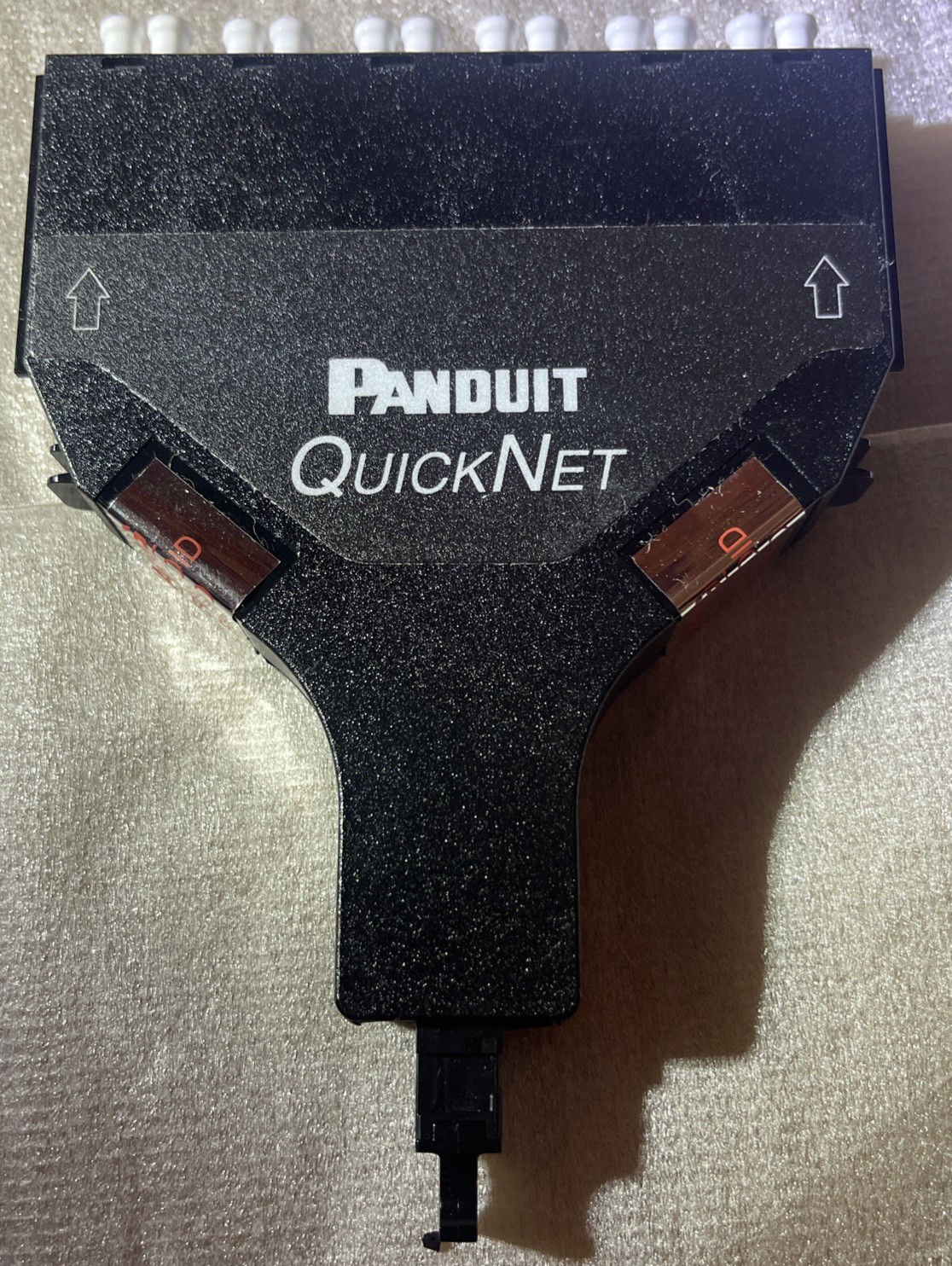 Panduit QuickNet FQ9N-12-10AF 12-fiber QN SFQ cassette Pair Flipped