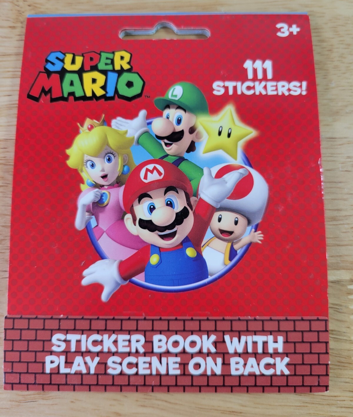 Super Mario 111 Sticker Book With Play Scene on Back New Unused 2019 Nintendo🔥