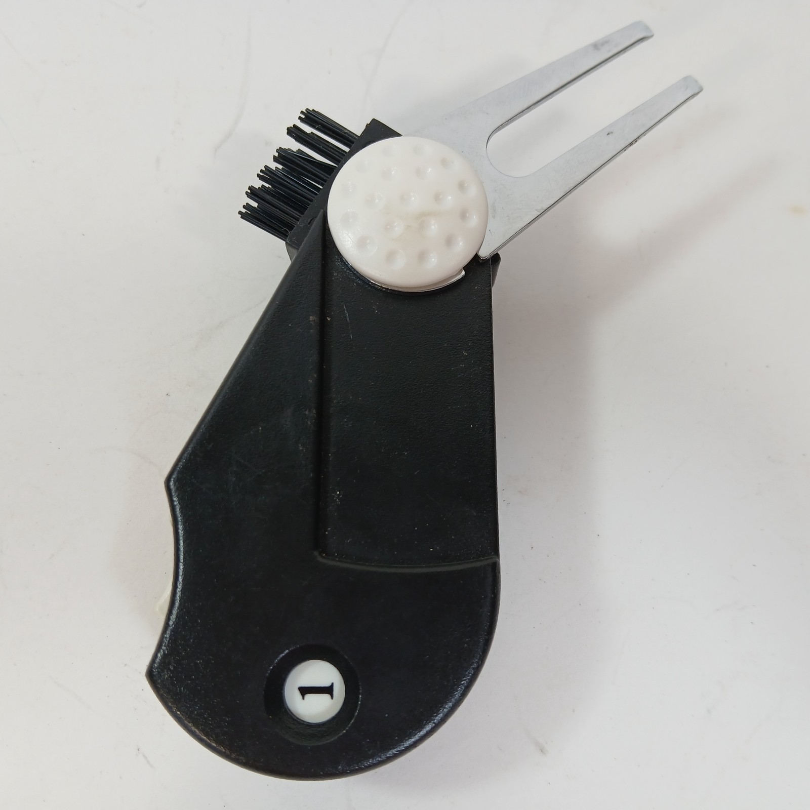 Golf Stroke Score Counter Club Brush w Divot Tool Multi Tool