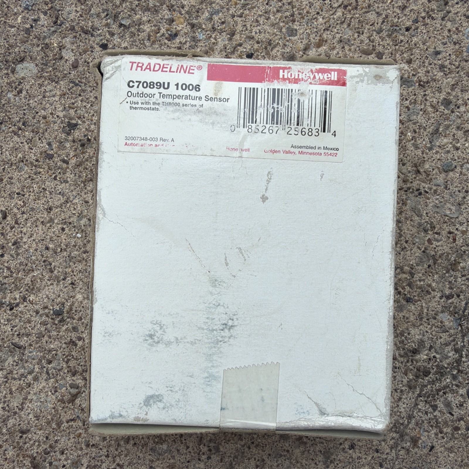 Honeywell Outdoor Temperature Sensor for TH8000 Thermostat White C7089U1006