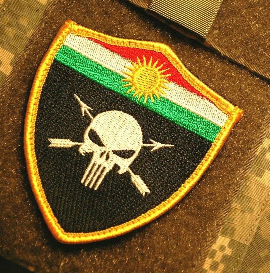 Syria-Iraq Kurdish Commando KTCC Freedom Fighter PESHMERGA پێشمەرگە vêlkrö Patch