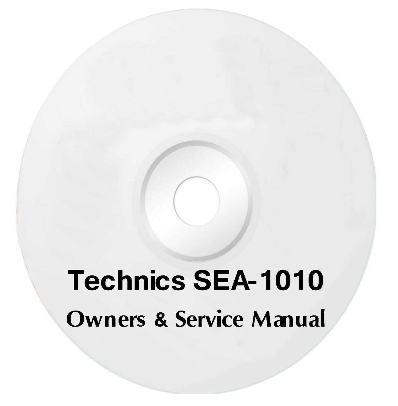 TECHNICS SEA-1010 OWNERS & SERVICE MANUAL ON A CD IN A HARD CASE FREE SHIPPING