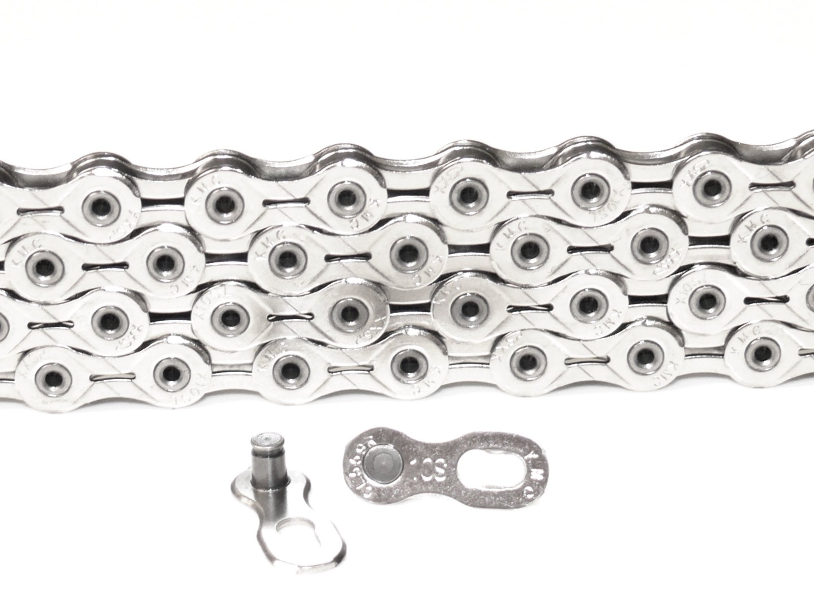 KMC X10SL  X10 SL 114 Link Chain Silver 10 Speed Bicycle New