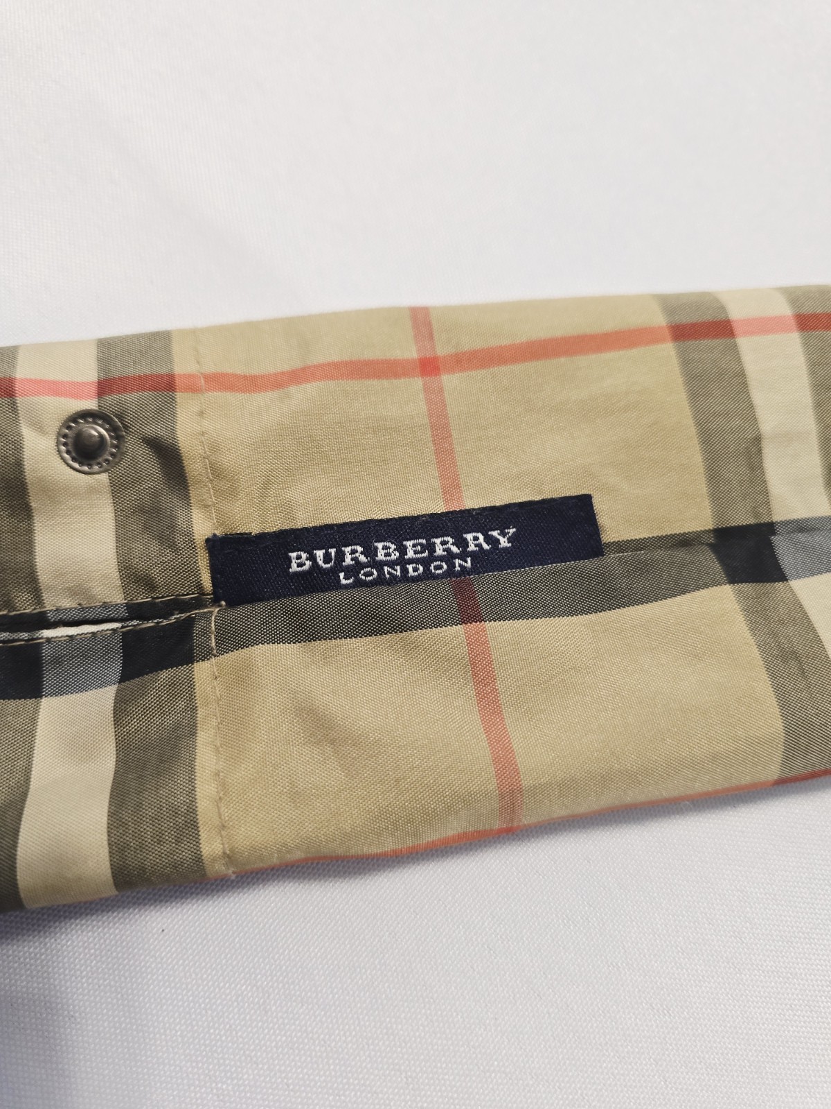 Burberrys Folding Umbrella Nova Check Classic Beige