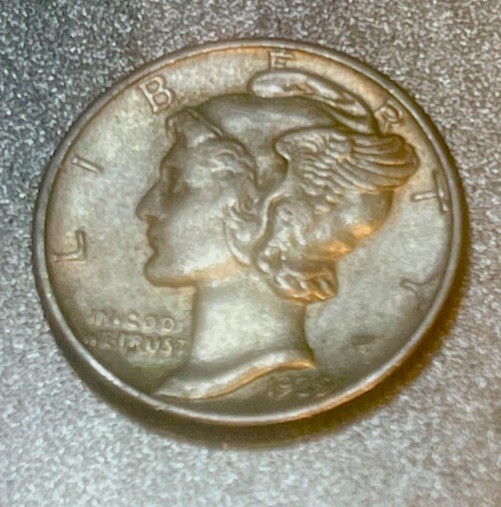 1939 Mercury Dime Album Filler **FREE SHIPPING