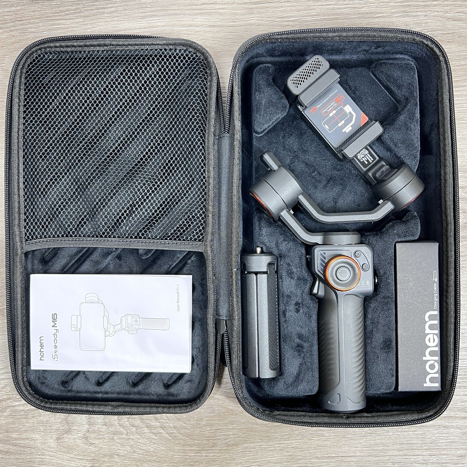 Hohem iSteady M6 Kit 3-Axis Gimbal Stabilizer AI-Tracking Fill Light