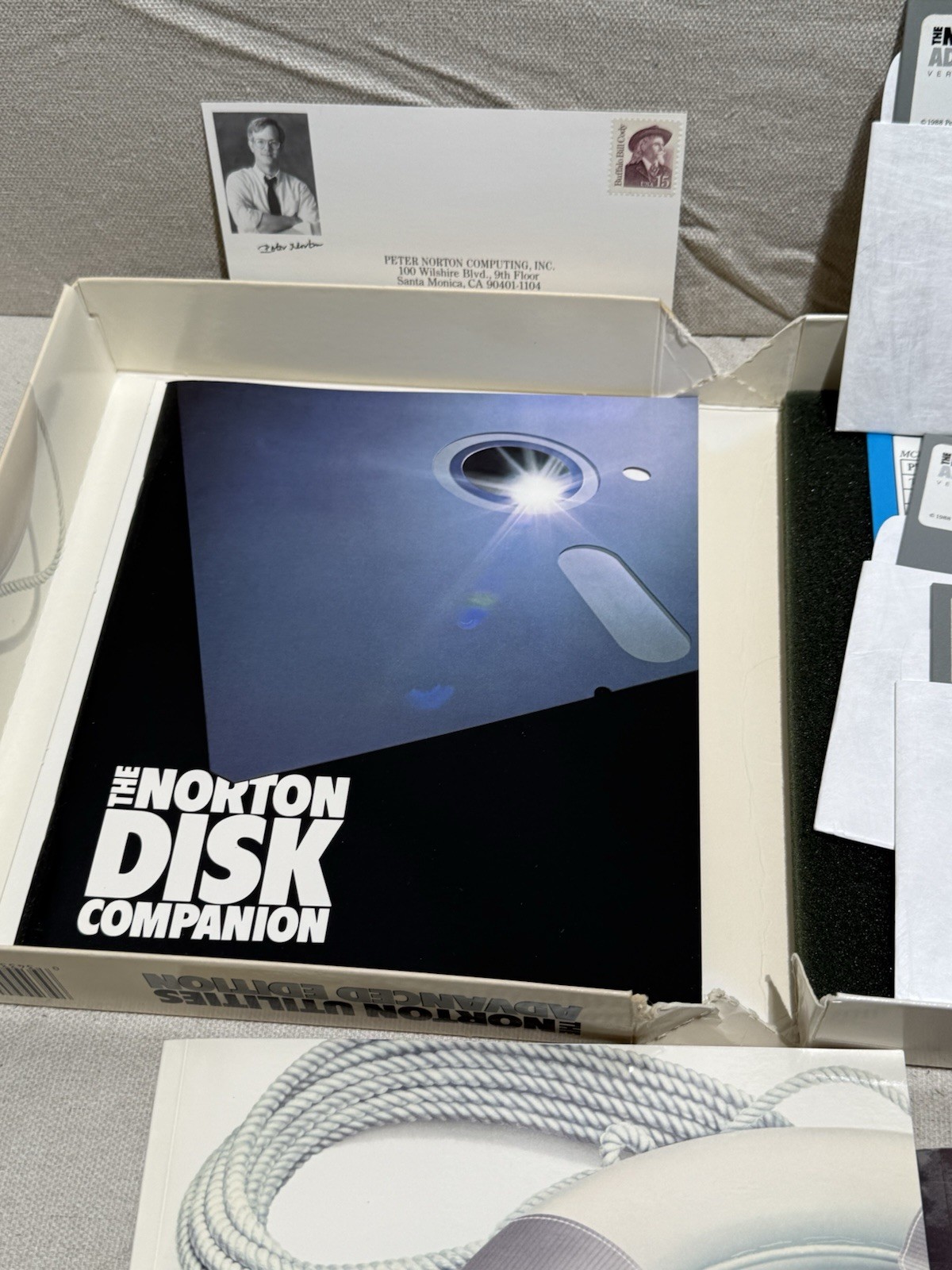 Norton Utilities Advanced Edition 4.5 Vintage PC DOS 5.25 Floppy Complete