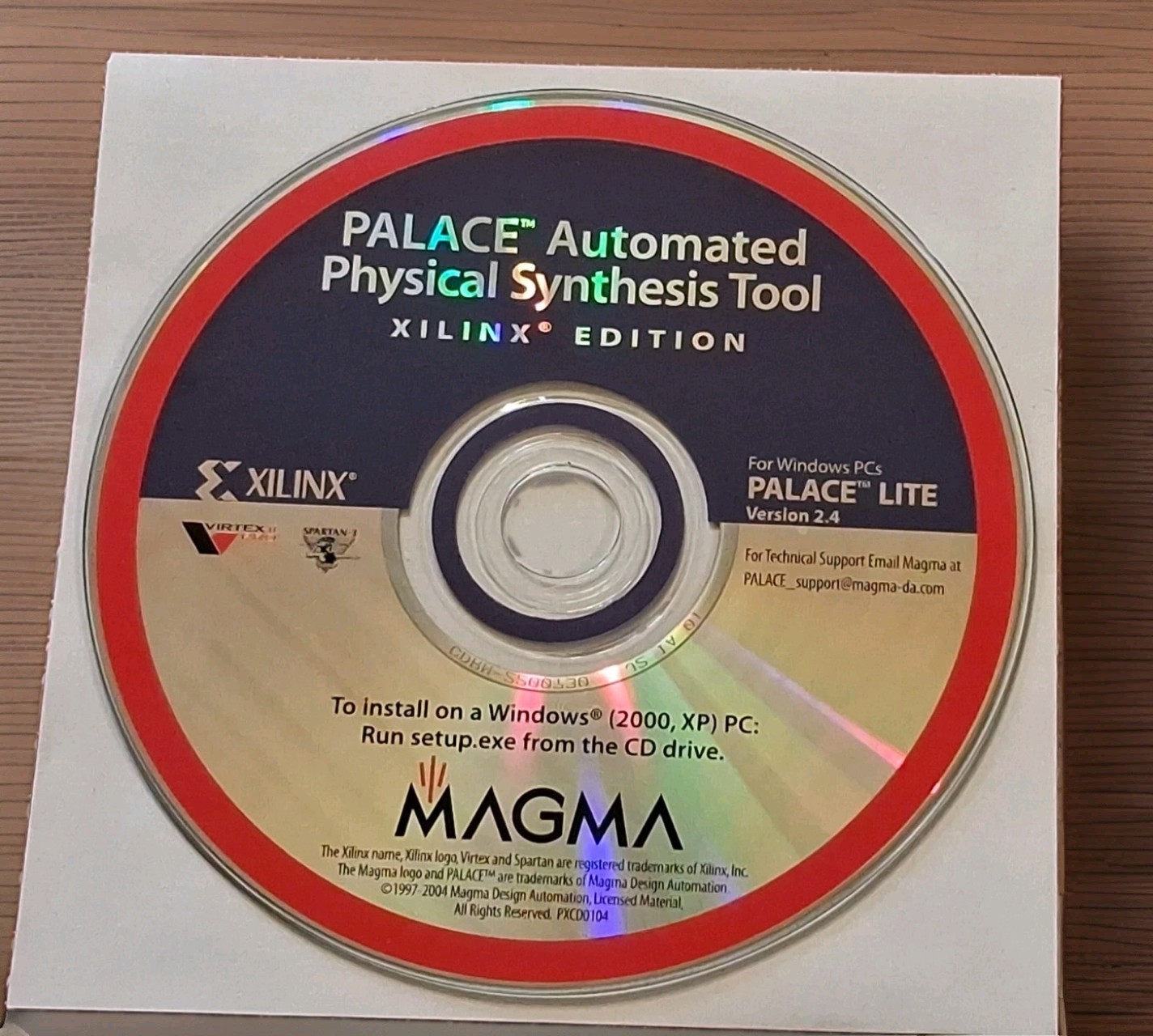 Palace Automated Physical Synthesis Tool MAGMA 1 Cd/disc Software Windows FPGA