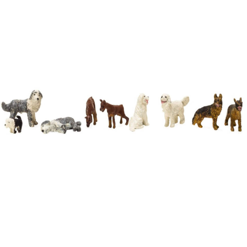 Woodland Scenics HO A1971 Dog Pack (Cats & Dogs pets)