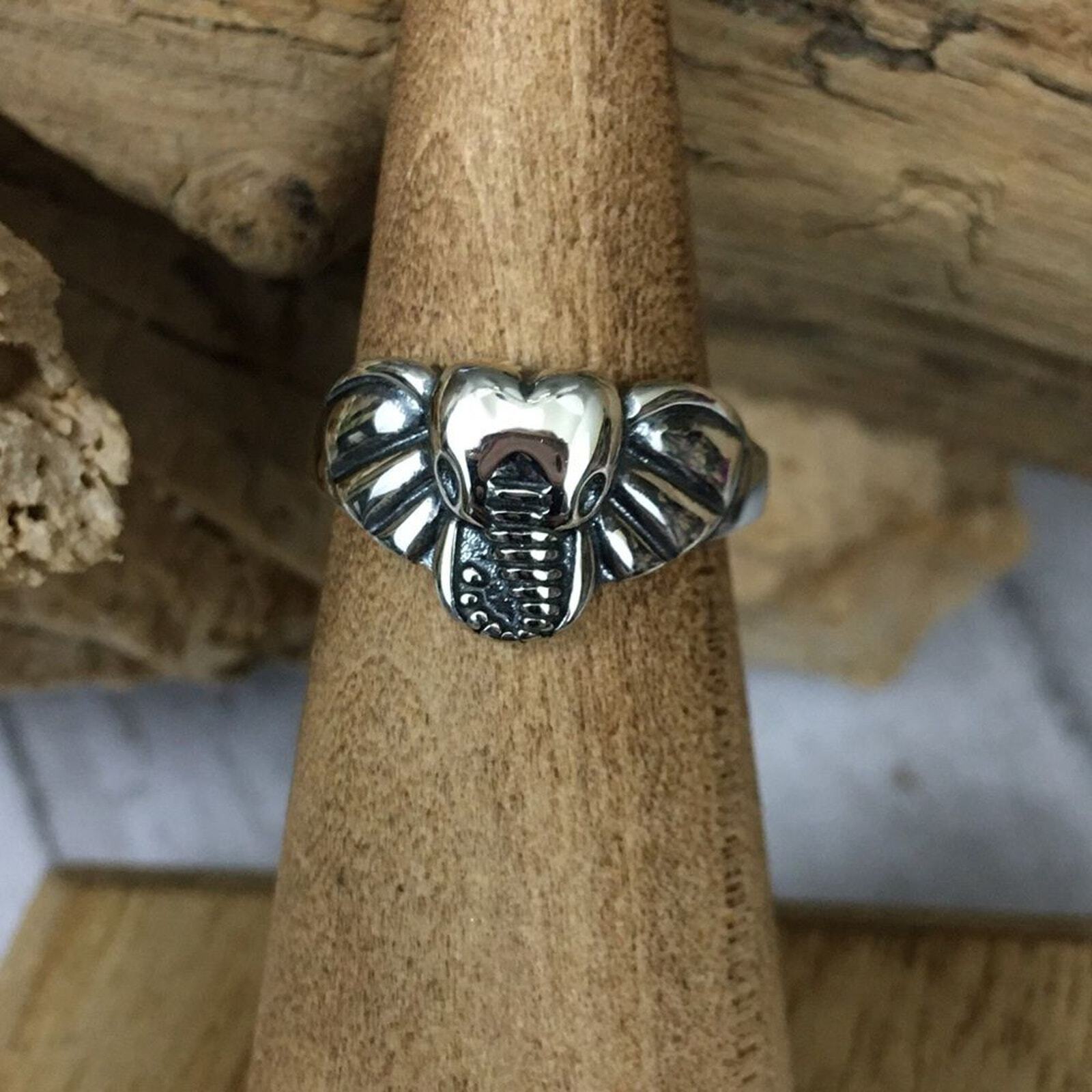 Elephant Head Sterling Silver Toe Ring