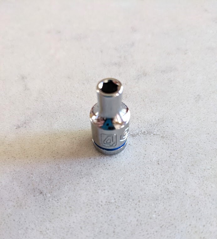 Quinn 1/4" Drive 6 Point Metric Socket(s) Blue Band - PICK YOUR SIZE