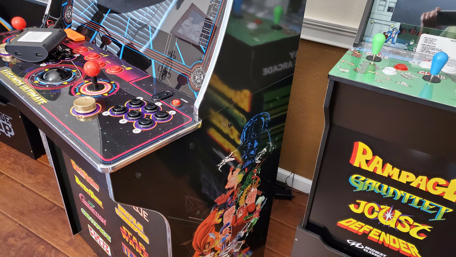 AtGames Legends Ultimate Home Arcade V2 - Screw Hole Black Caps/Covers