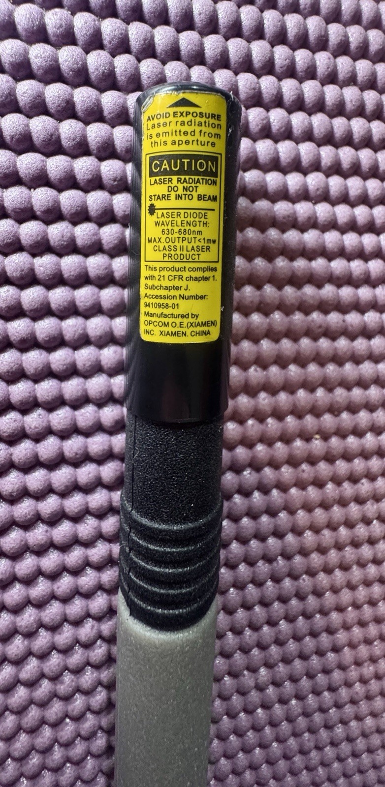 Quartet MP2703GQ Classic Comfort Class 3A Graphite Gray Laser Pointer with 1500