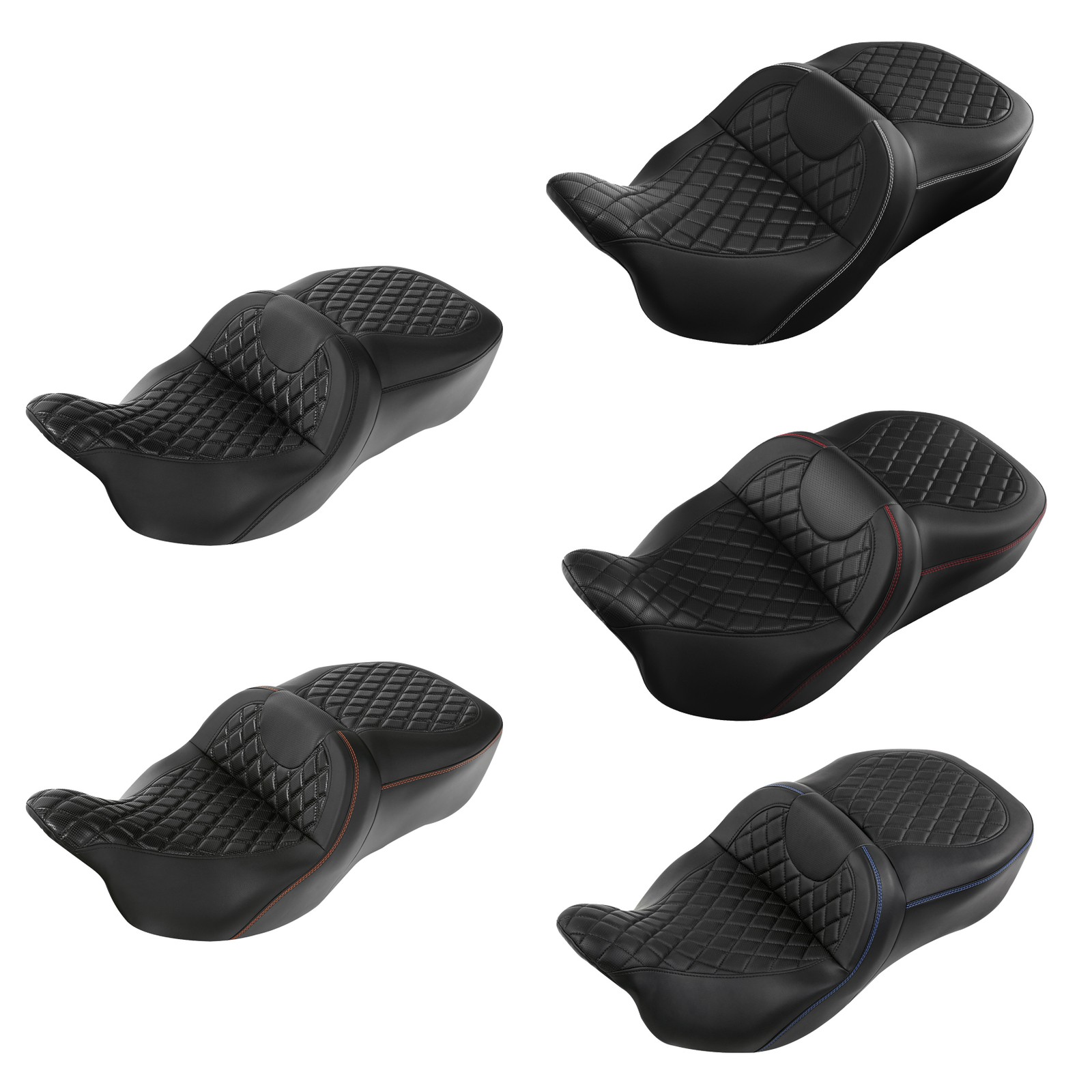 Hammock 2 Up Rider Driver Passenger Seat Fit For Harley Street Glide 2009-2023