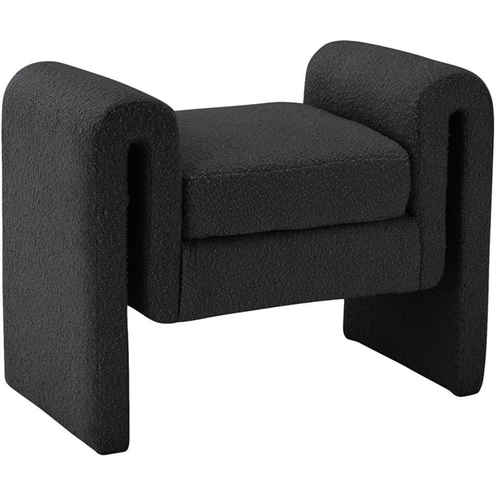 Meridian Furniture Stylus Black Fabric Bench