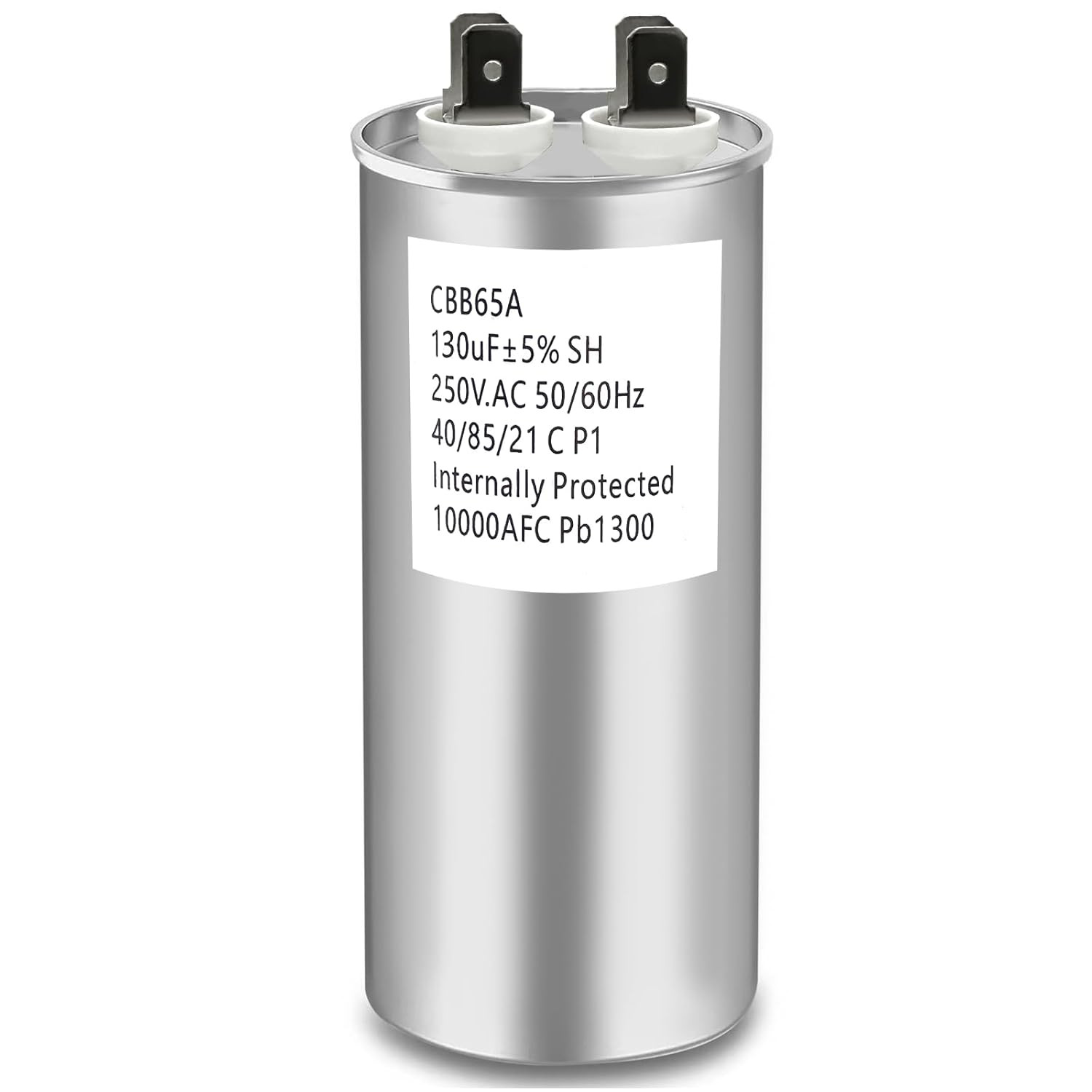 CBB65A Run Capacitor 250VAC 250V AC 130Uf 130MFD 130 Uf 40/85/21 C P1 50/60Hz