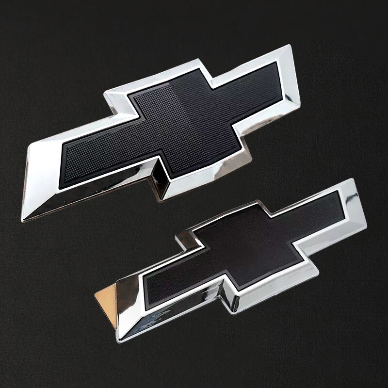 Front Rear Chrome Black Bowtie Emblem Kit Fit 2018-2024 Chevrolet Equinox OEM
