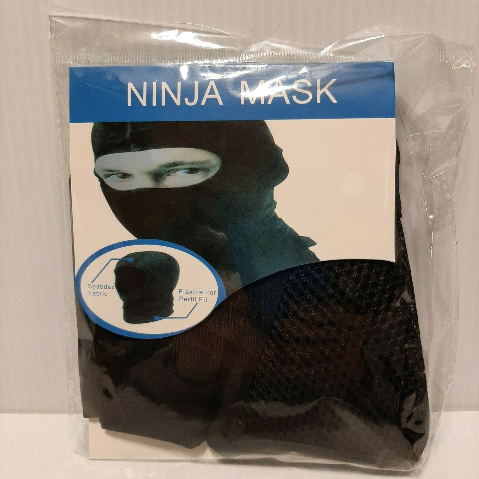 NINJA FACE MASK - EXPANDABLE BREATHABLE MATERIAL FULL COVERAGE OF HEAD