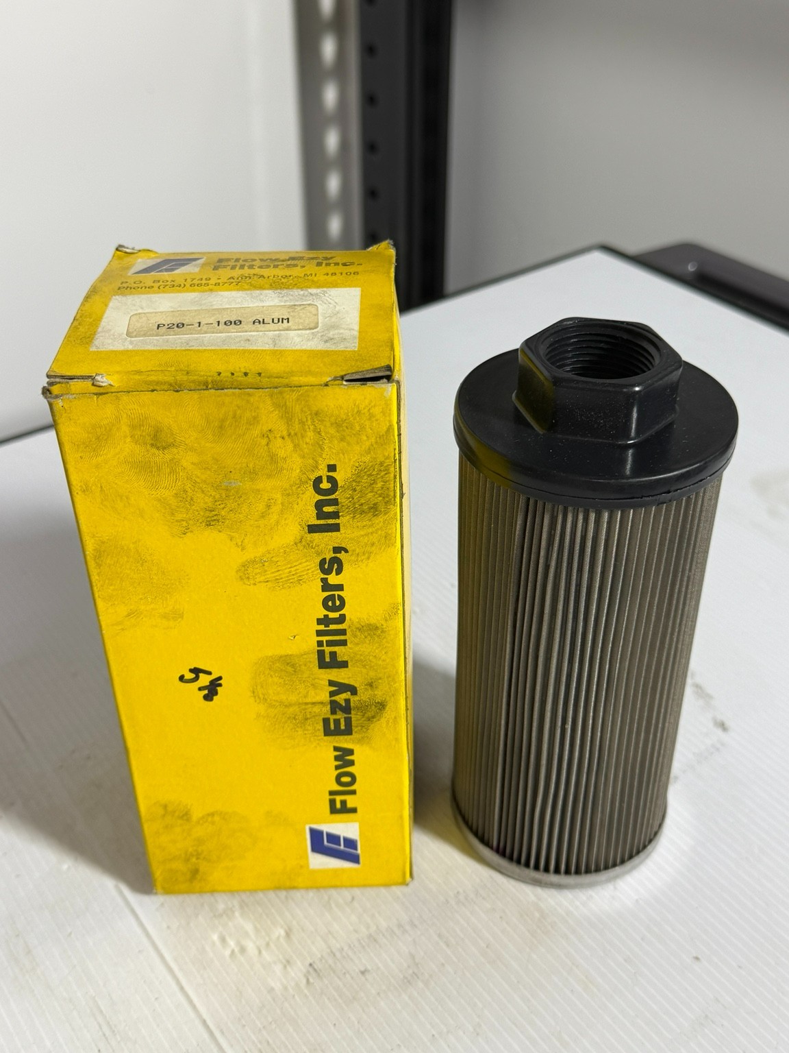 Flow Ezy Filters P20-1-60 ALUM Hydraulic Filter Element New Open Box NOS